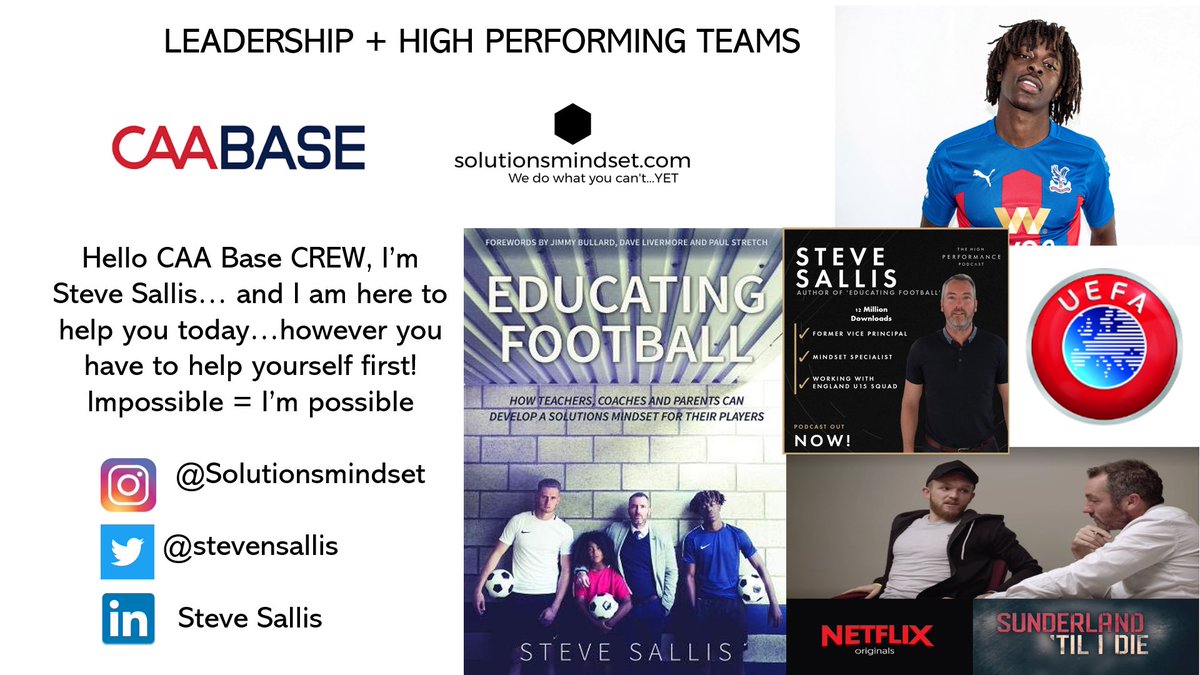 Steve Sallis - Author/Speaker of Leadership @uefa tweet media