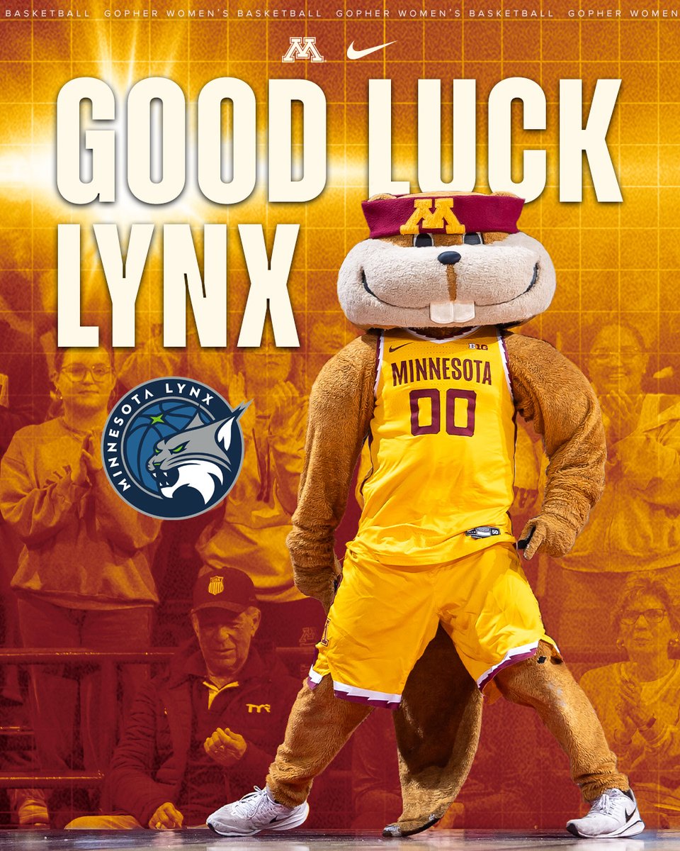 Wishing you the best of luck this season, <a href="/minnesotalynx/">Minnesota Lynx</a>!!

#SkiUMah | #Gophers〽️