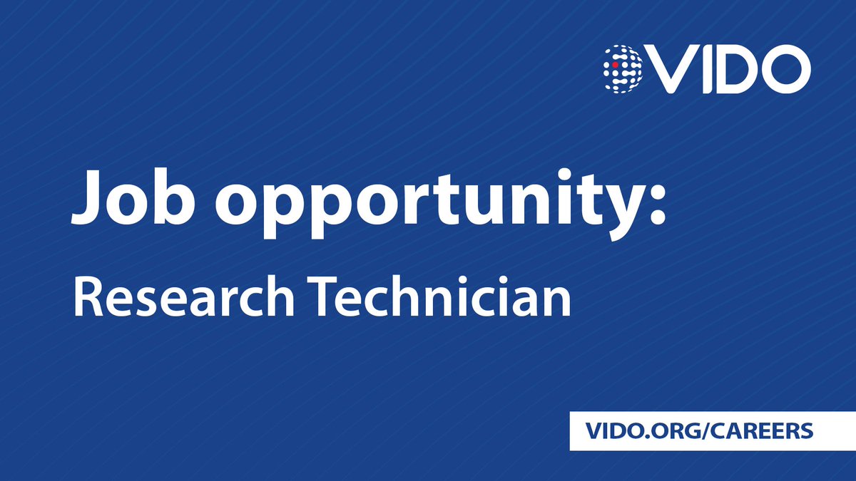 VIDO (@vidointervac) on Twitter photo 🧪 VIDO is hiring a Research Technician to join Dr. <a href="/angie_rasmussen/">Dr. Angela Rasmussen</a>'s lab studying emerging viruses (avian flu, Ebola, mpox, MERS-CoV, SARS-CoV-2). Help advance pandemic preparedness!
📍 Saskatoon, SK
🔗 vido.applytojobs.ca/research/38682
#Virology #WorkAtVIDO #WorkWithUs 🧪 VIDO is hiring a Research Technician to join Dr. <a href="/angie_rasmussen/">Dr. Angela Rasmussen</a>'s lab studying emerging viruses (avian flu, Ebola, mpox, MERS-CoV, SARS-CoV-2). Help advance pandemic preparedness!
📍 Saskatoon, SK
🔗 vido.applytojobs.ca/research/38682
#Virology #WorkAtVIDO #WorkWithUs