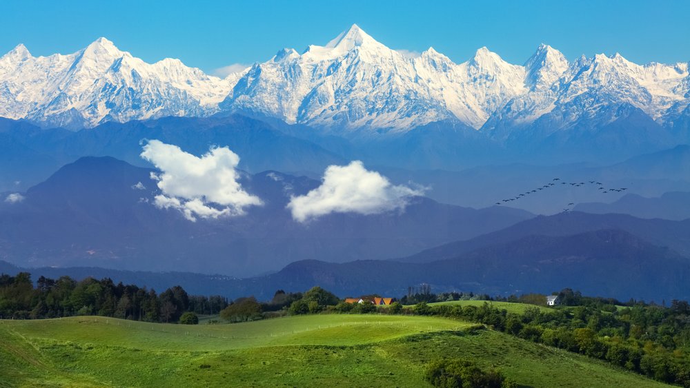Incredible view of Himalayas from
Munsyari