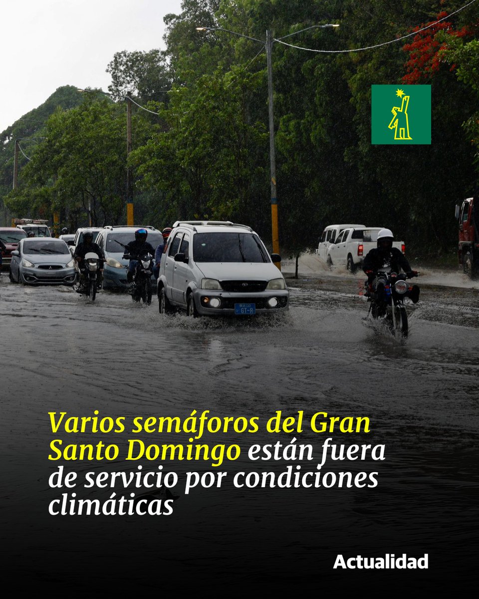 DiarioLibre's tweet image. 📰 | #ActualidadDL  | El Intrant dijo que se trata de fallos por la incidencia de las lluvias

🔗 ow.ly/enn750VU5rn

#DiarioLibre #Semáforos #GranSantoDomingo #Lluvias
