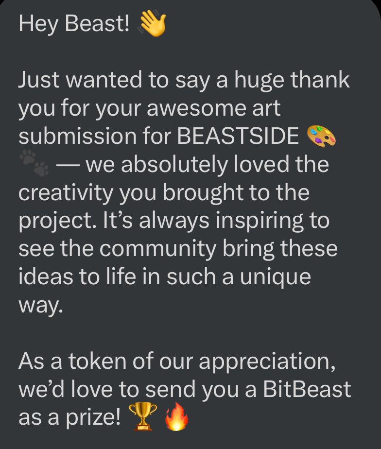 Marversal_eth's tweet photo. Woke up to a
Cool Notice
This Morning.
Gratitude 🫡
Chef @Rafsby
Team @akidcalledbeast
Y’all Dope MFers FR💯🙏🏾
#AKCB #PosterContest #Gratitude https://t.co/bQaG61cwsk