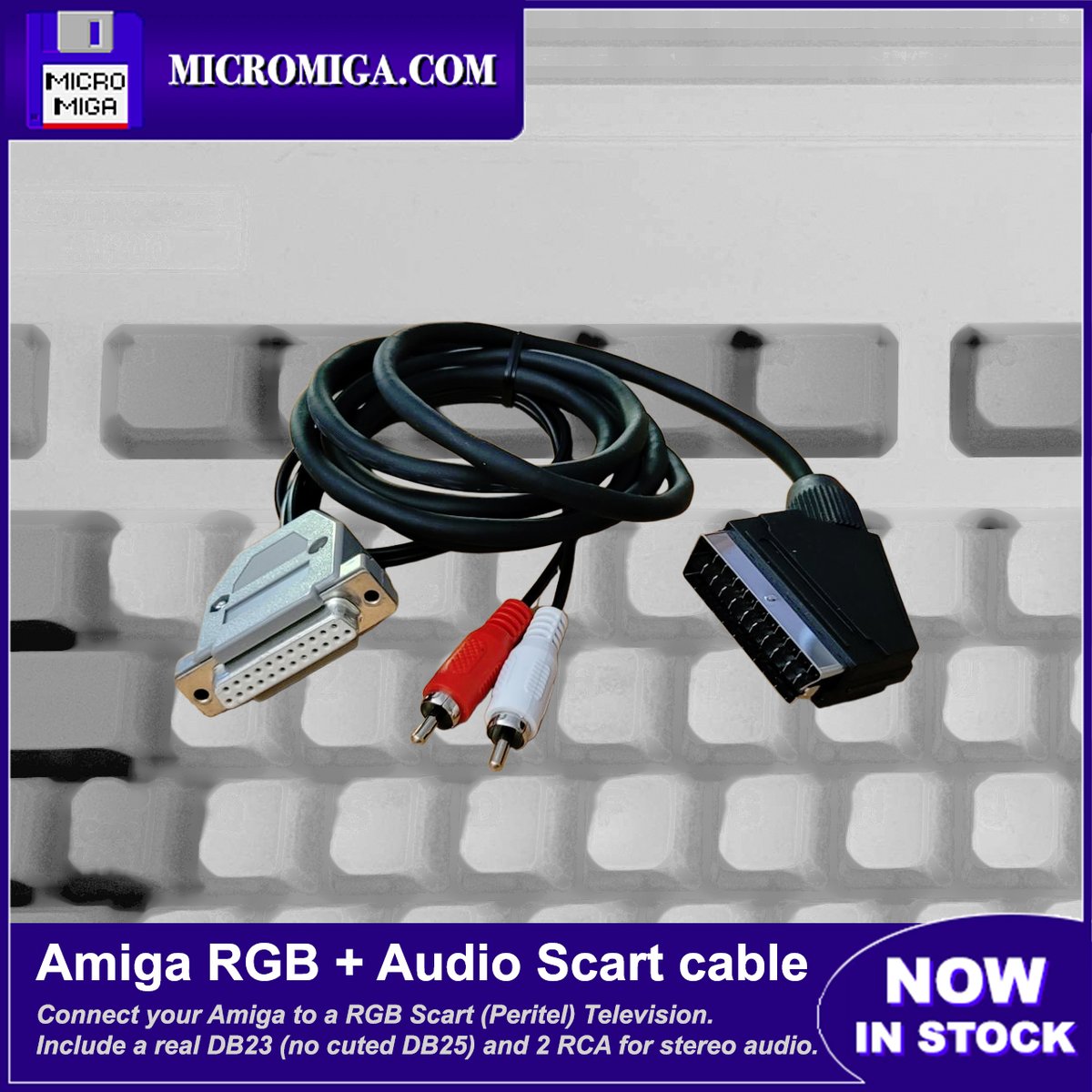 MicromigaShop's tweet image. Des câbles péritel pour Amiga viennent d'être ajoutés aux catalogue de la boutique : micromiga.com/produit/cable-…

D'une longueur d'1,5 mètre ce câble de qualité vous permettra de relier votre Amiga à toute télévision avec péritel.

#amiga #commodoreamiga #scart #micromiga #commodore