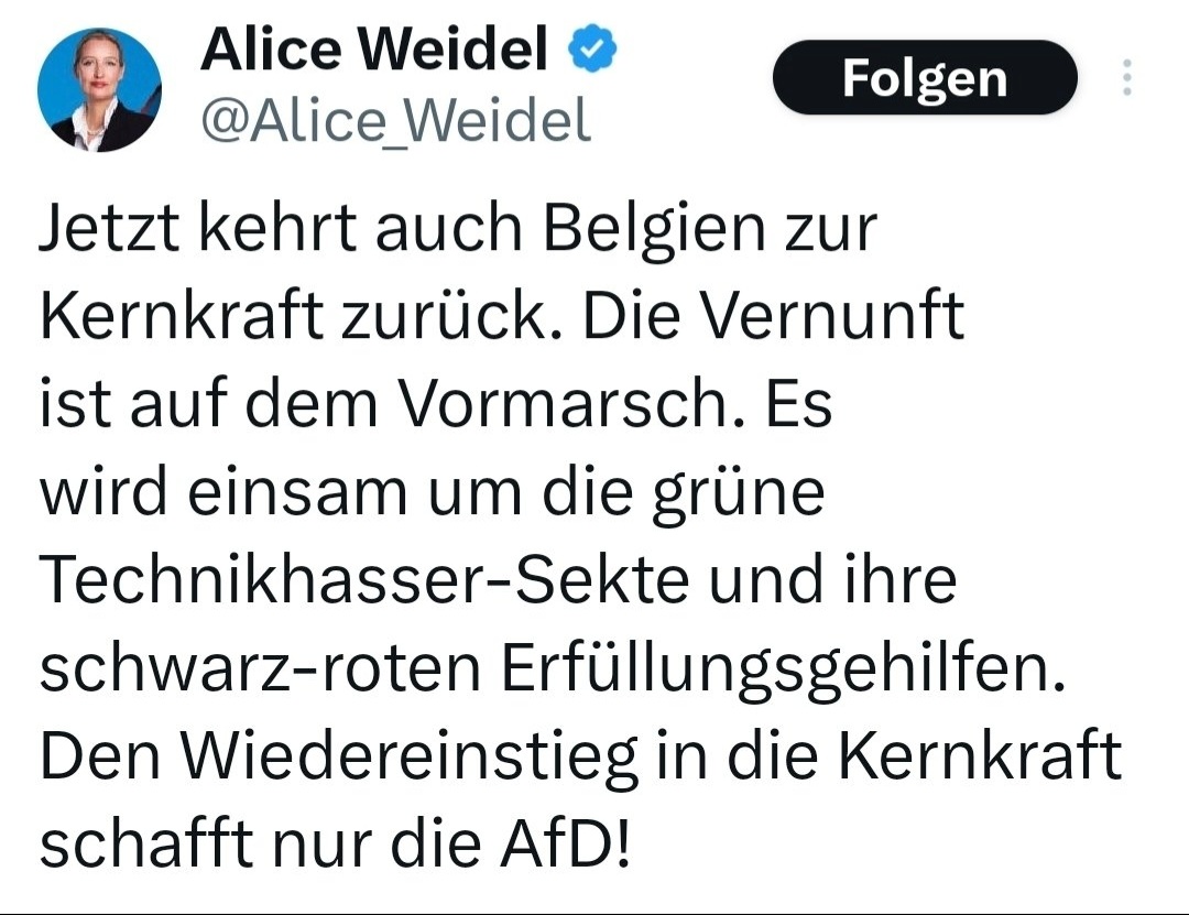JrgBehlen's tweet image. Der Post einer wahren Expertin.
#Verblendung
#Verbloedung
#AfDmachtDumm