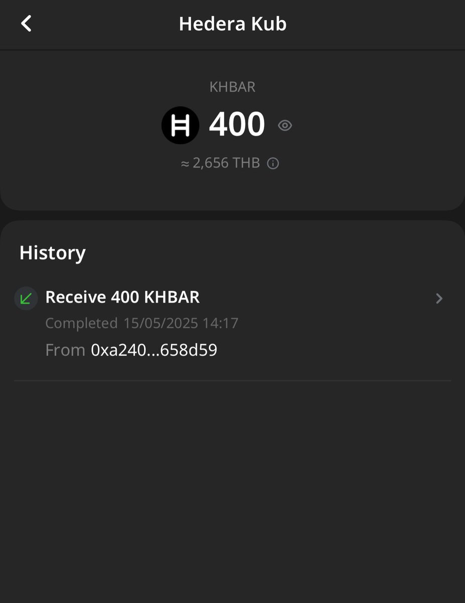 มีเงินกินข้าวแล้ว  HBAR  Airdrop 
Thanks #Airdrop from DuriantheElephant #NFISpace ✨💖
