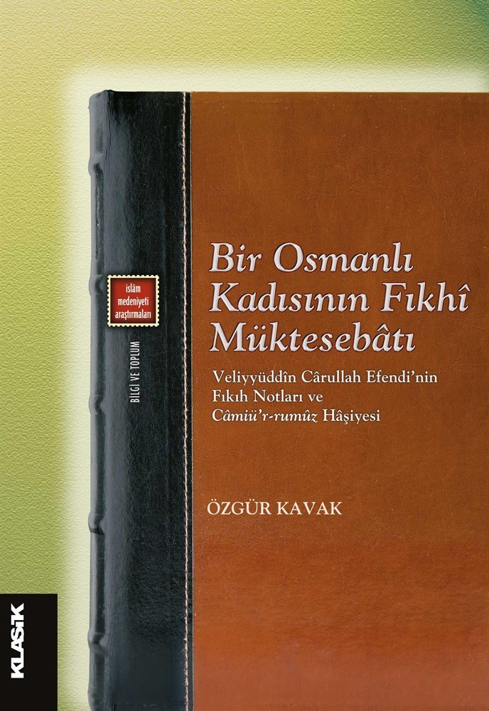Klasik’ten iki yeni kitap:

- İmam Şâfiî ve Çağı (Nail Okuyucu)
- Bir Osmanlı Kadısının Fıkhî Müktesebâtı (Özgür Kavak <a href="/ozgurkavak78/">Özgür Kavak</a>)