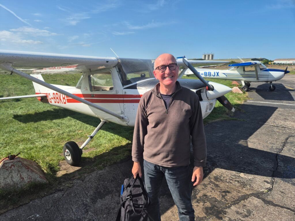 YorkshireAero's tweet photo. Second skills test pass of the week to report. This time it was John Warden who has gained his Private Pilot's Licence https://t.co/1NJQNON9ot https://t.co/TlEUHDAN2V