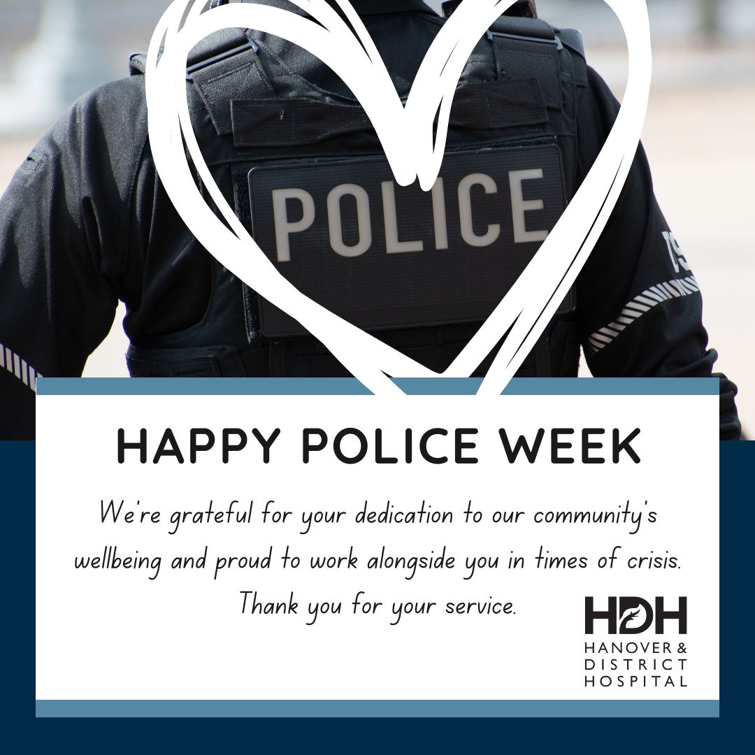 HDH thanks our law enforcement partners. Your quick response and participation in mock drills strengthen our patient safety efforts. We're grateful for your dedication to our community and proud to work alongside you in crises. Thank you.