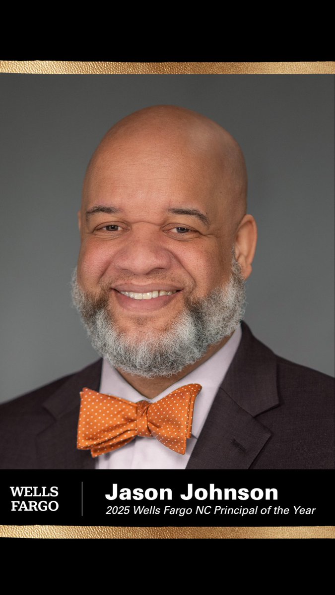 NC Public Schools (@ncpublicschools) on Twitter photo Congratulations Jason Johnson of Orange High School (@orangecoschools) - the 2025 <a href="/WellsFargo/">Wells Fargo</a> NC Principal of the Year!
#NCTOYPOY #nced Congratulations Jason Johnson of Orange High School (@orangecoschools) - the 2025 <a href="/WellsFargo/">Wells Fargo</a> NC Principal of the Year!
#NCTOYPOY #nced