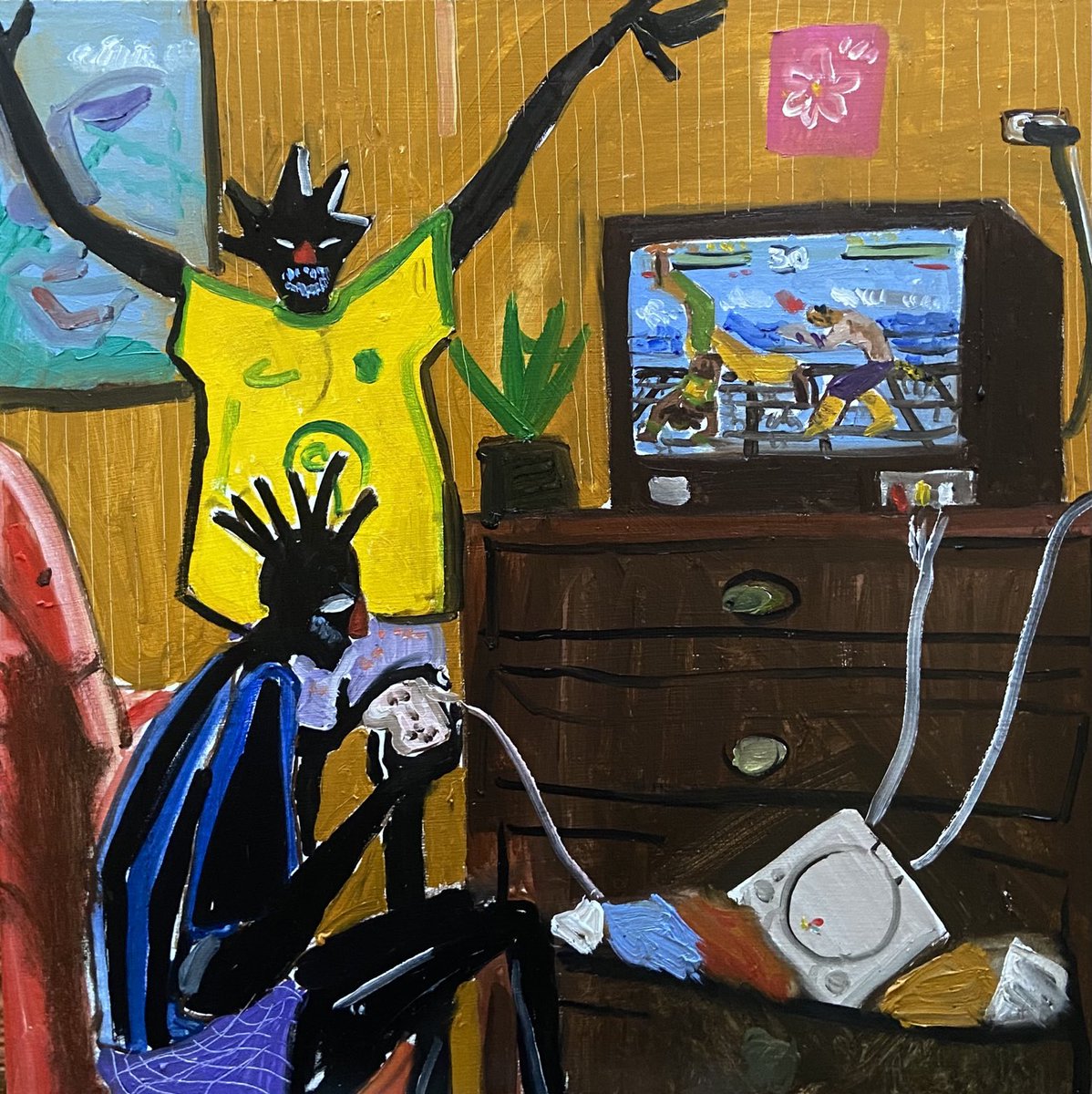 Tekken 3,óleo em tela