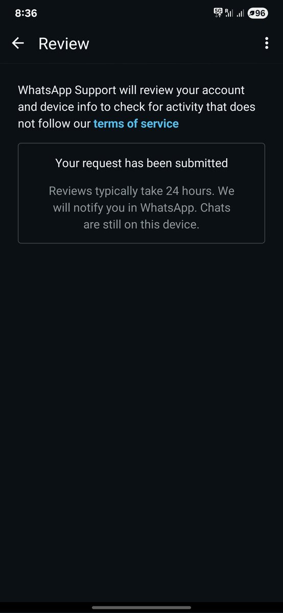 a_mishra07's tweet photo. @WhatsApp
My account has been facing recurring bans. This issue has occurred again despite no violation of WhatsApp’s policies from my side. Previously, while transferring my data between devices, I faced similar problems, which I had communicated earlier &amp; it was unbanned (1/3) https://t.co/PKanU2L8ZH