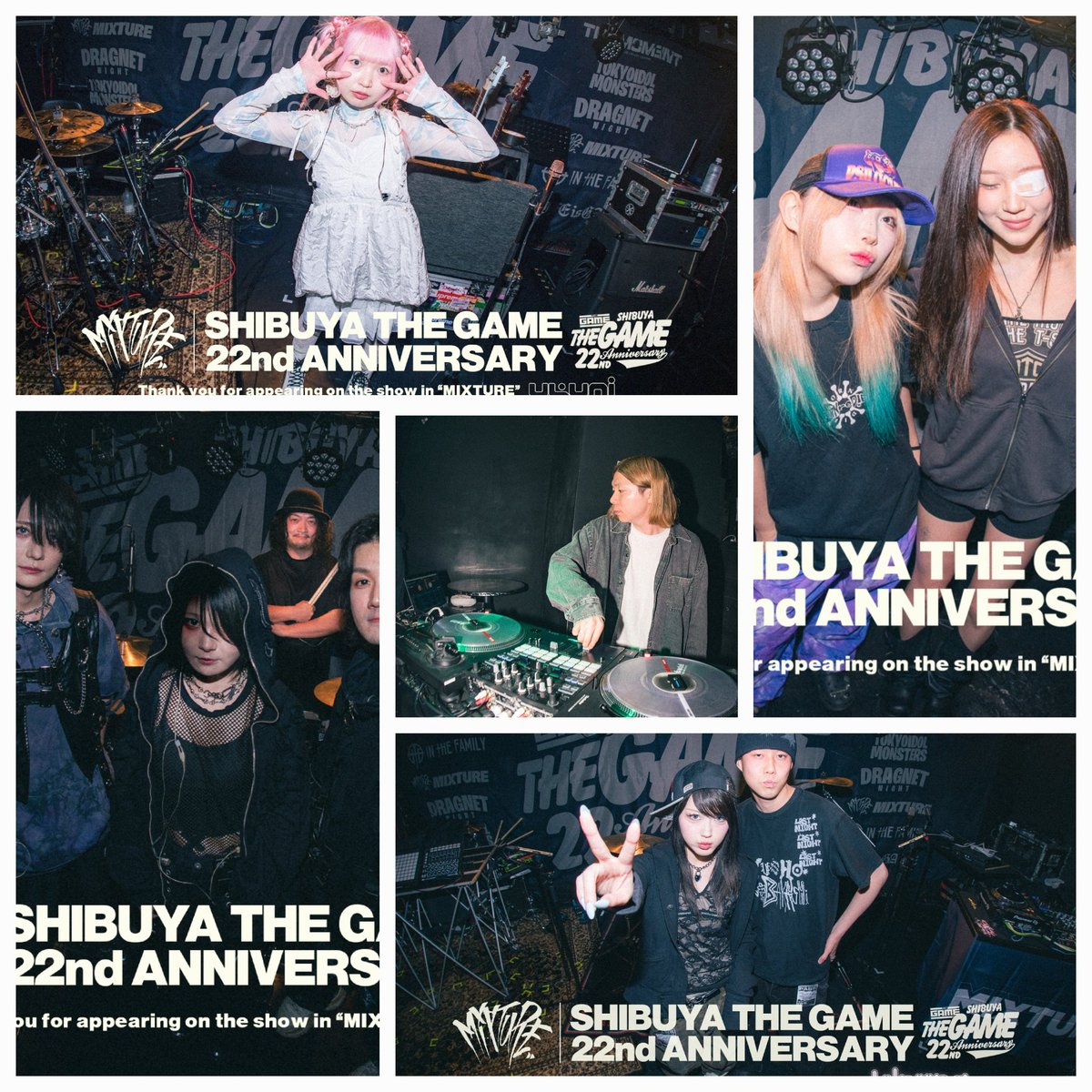 morino_kumako's tweet photo. 🎆SHIBUYA THE GAME 22nd ANNIVERSARY🎆 DAY.3
『MIXTURE』 #VERSE22
-🔥THE 4MAN SHOW🔥-
・uyuni
・e5
・平葵
・Lilniina
・ヒラテマリノ
最高でした!
HipHop全然詳しくないけど途中でTohjiのSuperOceanManと(sic)boyのHeaven's Drive流れた時はアガったわ(喜)
#MIXTURE
#SHIBUYATHEGAME https://t.co/kSNw5kZsGN