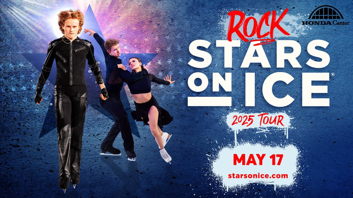 Tomorrow we skate! ⛸️ Join us as some of the biggest names in figure skating take the ice for Stars On Ice at Honda Center! ✨

🚪 6:00 PM: Doors Open
🎤 7:00 PM: Show Starts
🅿️ bit.ly/hcparkinginfo
ℹ️ bit.ly/hcknowbeforeyo…