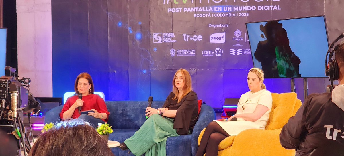 <a href="/andreabmunozg/">Andrea Muñoz Gomez</a> <a href="/TVMORFOSIS/">TVMORFOSIS</a> <a href="/AlexandraFalla/">Alexandra Falla Z.</a> "Las discusiones sobre el marco normativo deben darse. Debemos trabajar con corresponsabilidad: este es un nuevo espacio digital y requiere una gobernanza adecuada.": <a href="/andreabmunozg/">Andrea Muñoz Gomez</a> en <a href="/TVMORFOSIS/">TVMORFOSIS</a>