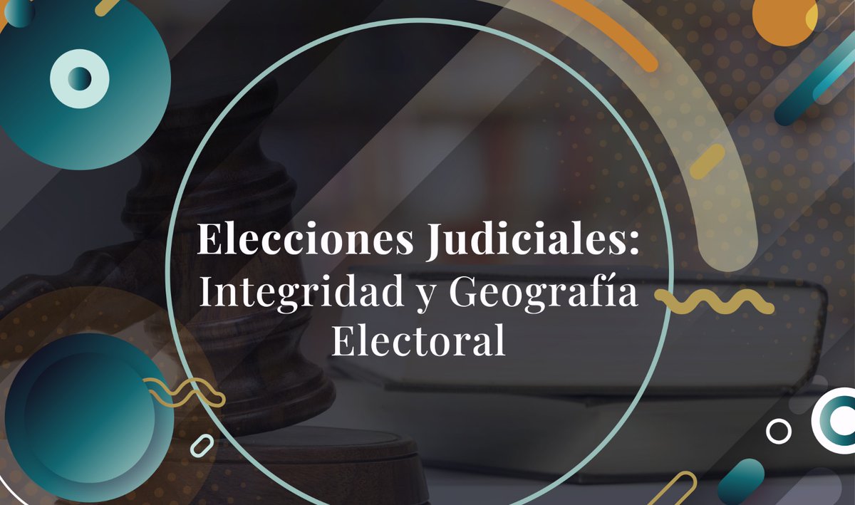 De cara a las #EleccionesJudiciales publicamos este reporte donde analizamos asuntos como candidaturas únicas, distritación electoral y el rompimiento de la equidad del voto.

Consulta el análisis completo acá: laboratorioelectoral.mx/leer/Eleccione…