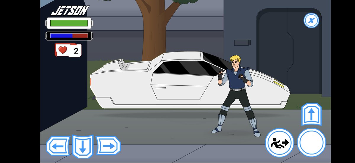I updated the look of Jet's hovercar. The last version felt too blocky/basic.