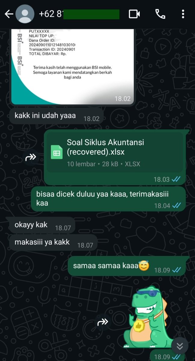 🚨TESTIMONI🚨 - Testi joki Siklus Akuntansi | gass order wa yaa 🔥❗ wa.me/6281226335745 #jokitugas #jokibyarmin #zonauang️