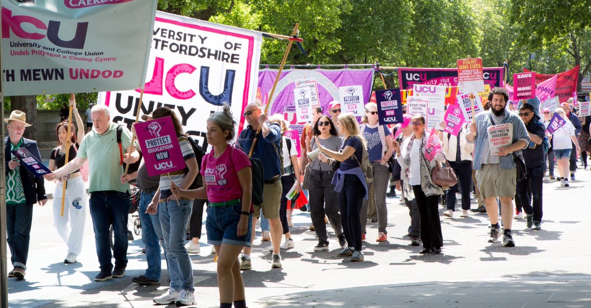 photos of us on the march by official <a href="/ucu/">UCU</a> ucu.org.uk/2025rally