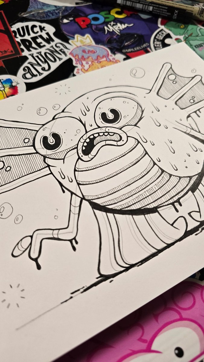 thekorpacademy's tweet image. My latest drawing tutorial shows you how to draw this little weirdo. #drawingtutorial #doodlewithkorp