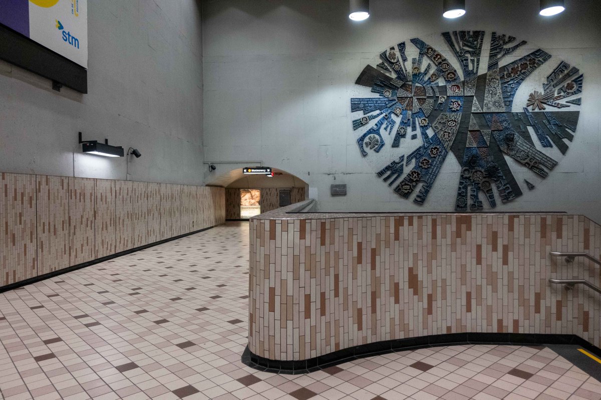 I wish I knew more about Architecture to know why this is so clearly Montreal -- forgot the french, so much of the city looks so distinct. Like the Olympic park, the Expos logo. It all feels the same. A marriage of Brutalism and modernism?