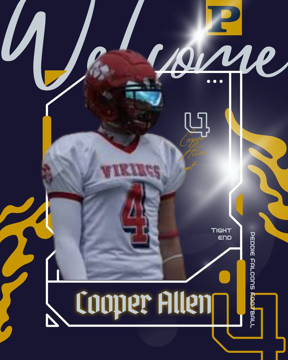 Mark Fabish (@coach_fab) on Twitter photo Excited to welcome c/o '26 TE, Cooper Allen (<a href="/CooperAllen4_/">Cooper Allen C/O 2026 TE</a>) to the <a href="/PeddieFalconsFB/">Peddie Football</a> family!
hudl.com/profile/168866… Excited to welcome c/o '26 TE, Cooper Allen (<a href="/CooperAllen4_/">Cooper Allen C/O 2026 TE</a>) to the <a href="/PeddieFalconsFB/">Peddie Football</a> family!
hudl.com/profile/168866…
