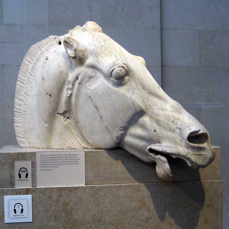 Wire - A Bell Is a Cup Until It Is Struck (Mute Records, 1988). Cover star is the Horse of Selene from the Parthenon Marbles.