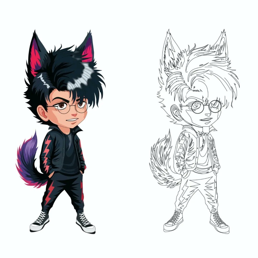 RoseRic80831133's tweet photo. From Sketch to Style: Furry vibes meet anime cool in this slick transformation!

#FurryArt #CharacterDesign #BeforeAndAfter #DigitalArt #ChibiStyle #art #digitalart #furry #fox #marblefox #arts

Disc: Img Ref from Google https://t.co/tTMMjqmumO
