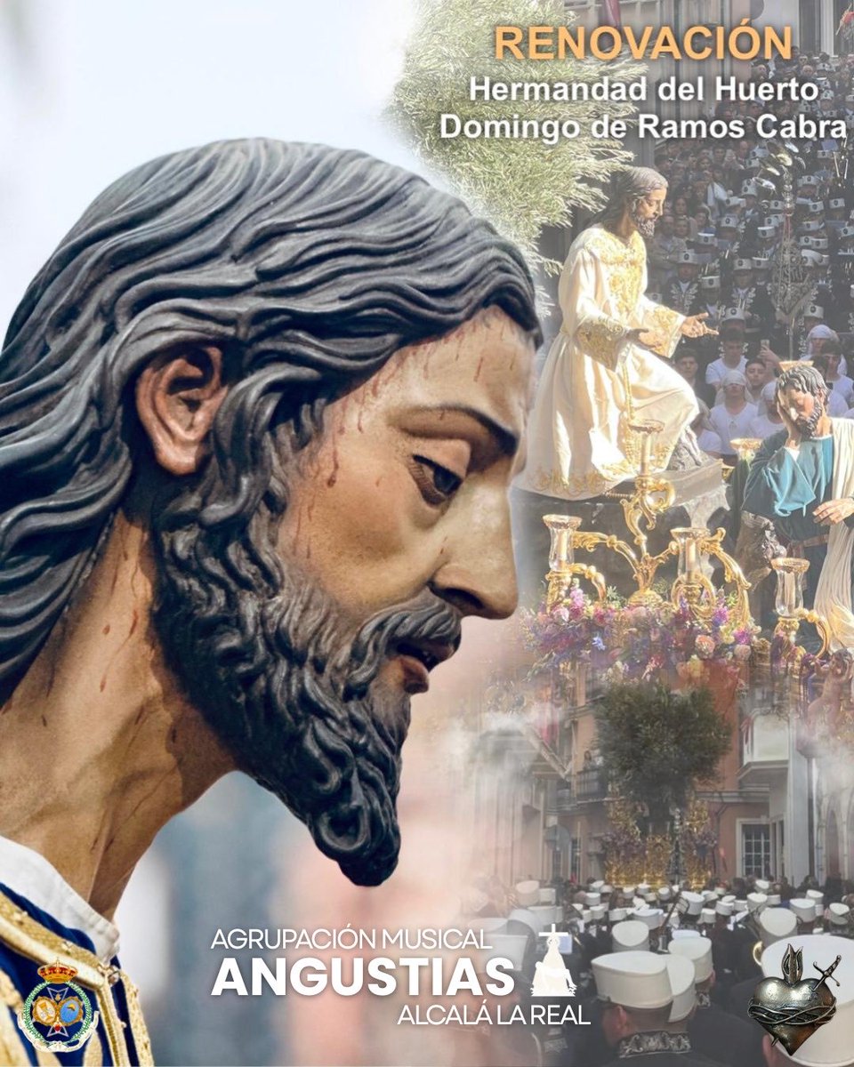 ✍🏻 *RENOVACIÓN DOMINGO DE RAMOS*❗
Agradecemos la confianza depositada un año más en nuestra música y nuestra agrupación para seguir "Junto al Señor de las Penas" y seguir manteniendo esa "Alianza" que se ha forjado.  

⁦<a href="/HuertodeCabra/">Real Hermandad de la Oración en el Huerto de Cabra</a>⁩