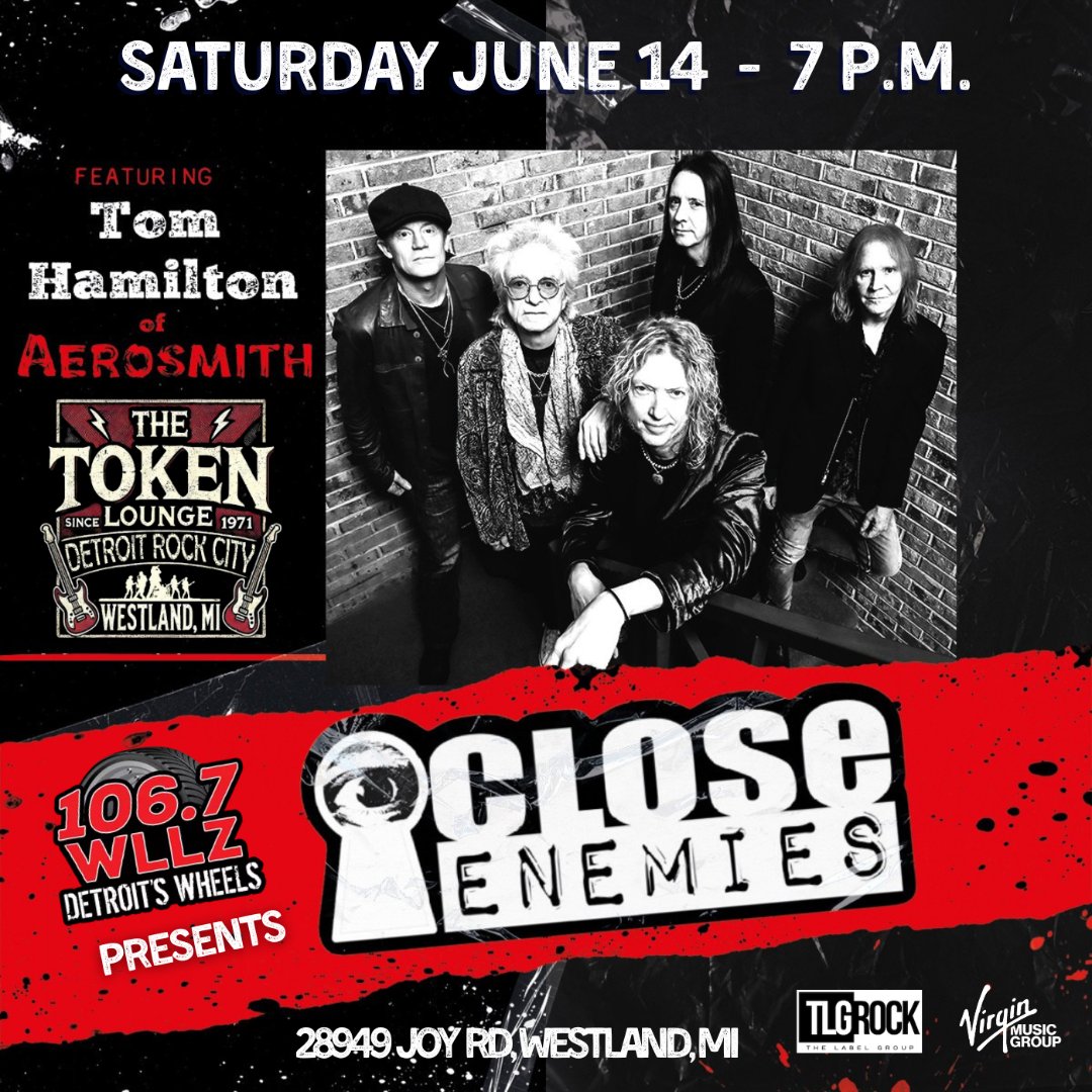 The Token Lounge (@thetokenlounge) on Twitter photo AEROSMITH's Tom Hamilton live in concert with his band CLOSE ENEMIES 6/14/25 at <a href="/TheTokenLounge/">The Token Lounge</a> AEROSMITH's Tom Hamilton live in concert with his band CLOSE ENEMIES 6/14/25 at <a href="/TheTokenLounge/">The Token Lounge</a>
