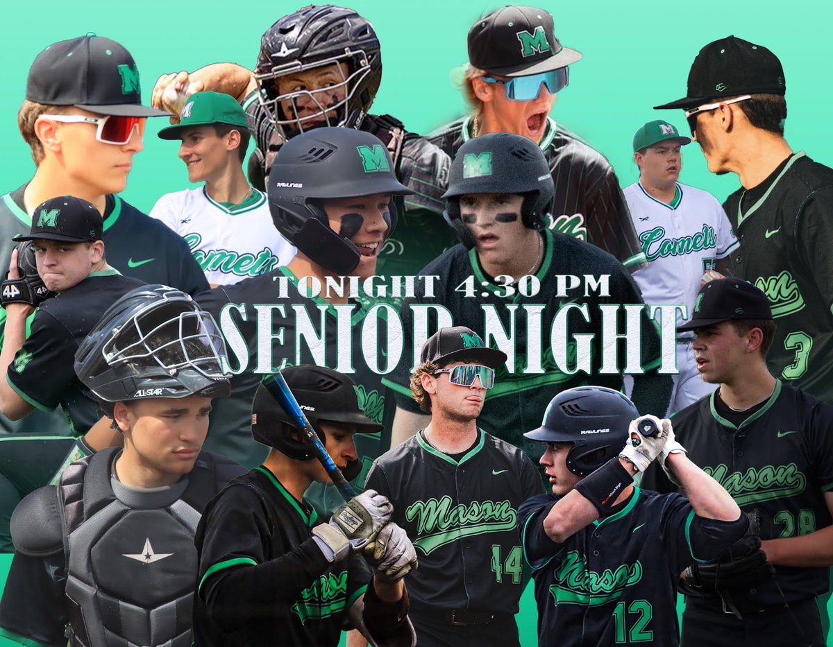 Mason Comets Baseball (@masonhsbaseball) on Twitter photo TONIGHT ๐ซ #Classof2025 TONIGHT ๐ซ #Classof2025