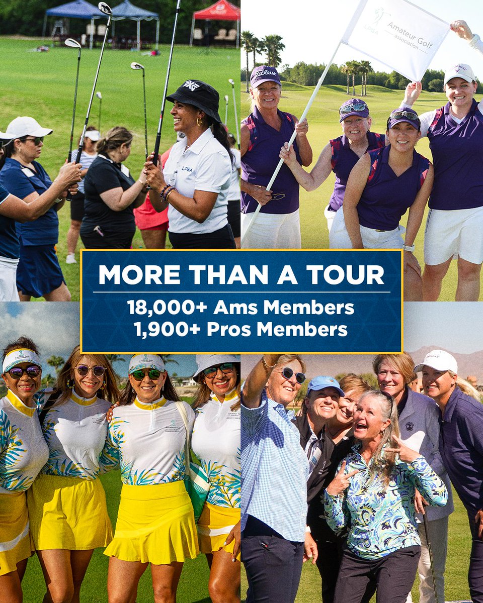The LPGA is so much more than a Tour!

The LPGA Foundation brings <a href="/LPGAAmateurs/">LPGA Amateur Golf Association</a> and <a href="/LPGA_Pros/">LPGA Professionals</a> together in Daytona at the We Are the Women in Golf Summit presented by <a href="/Titleist/">Titleist</a> to play golf, connect with trailblazing women in the industry and have fun

Subscribe the the LPGA Pros