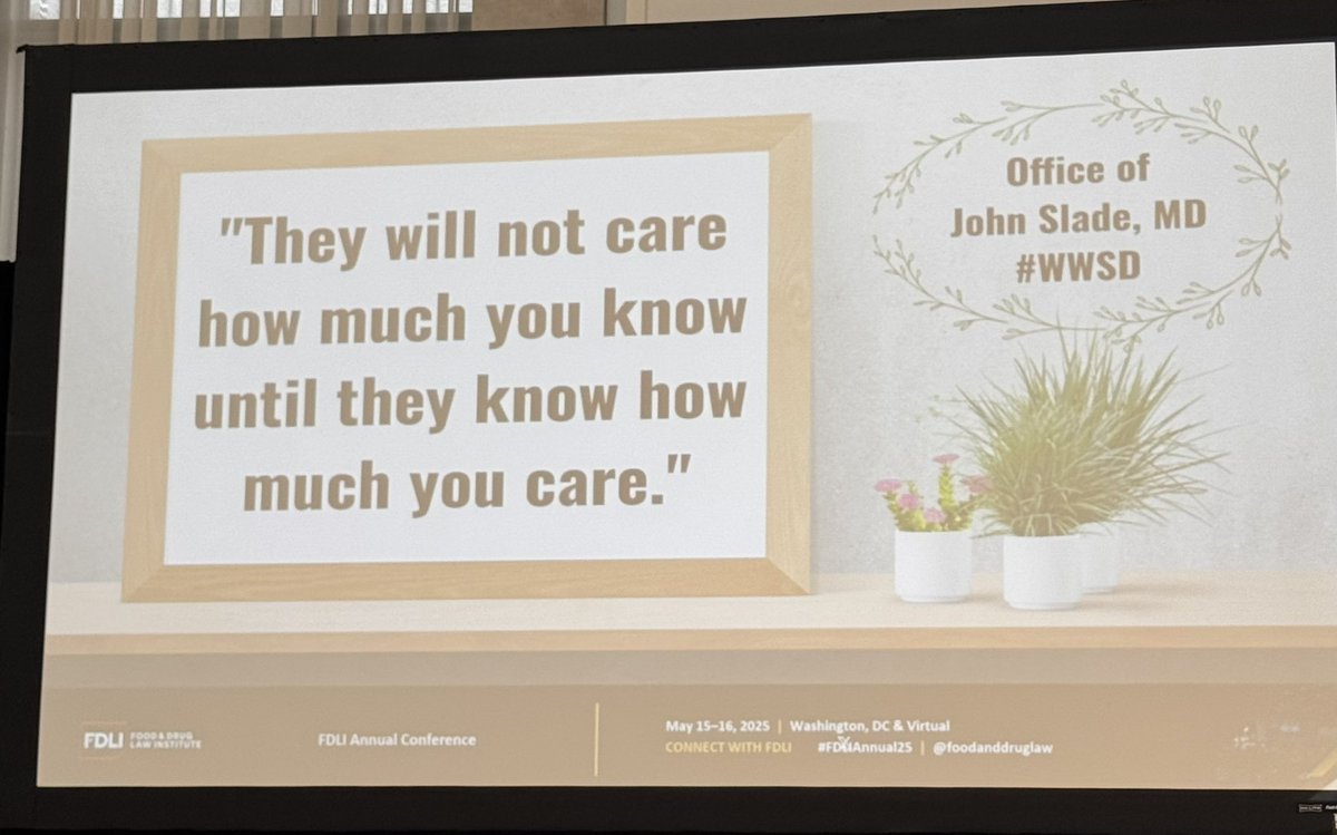 Always appreciate <a href="/imaracingmom/">Skip Murray, DSP, TTS</a>’s contribution to #nicotine conferences. Unfortunately, we so rarely hear from people who use nicotine in these types of conversations. 

Glad <a href="/foodanddruglaw/">FDLI</a> included her on the panel!