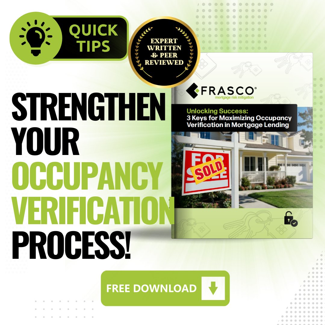 FrascoGroup's tweet photo. 🔎 Mortgage pros: #SocialVerification isn’t just a buzzword. It’s a game-changer for validating occupancy &amp; protecting your #MortgageRisk. 

Ready to level up?
Guide: https://t.co/VmPWeYNseo https://t.co/tYOaAIjmdO