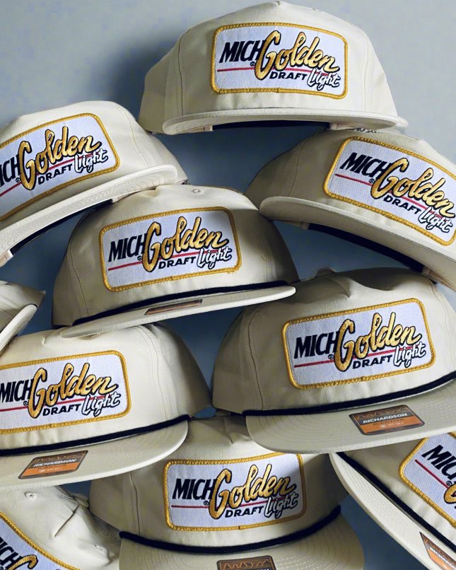 SotaStick™ (@sotastickco) on Twitter photo 🚨🚨New colorway for the retro <a href="/MichGoldenLight/">Michelob Golden Light</a> patch hat!
➡️ sotastickco.com/collections/ha… 🚨🚨New colorway for the retro <a href="/MichGoldenLight/">Michelob Golden Light</a> patch hat!
➡️ sotastickco.com/collections/ha…