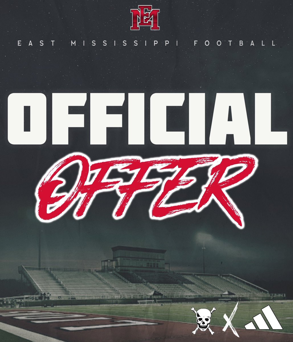 AGTG! Blessed to receive my third offer from East Mississippi Community college 🖤❤️<a href="/StognerCody/">Cody Stogner</a> <a href="/CourtlandHays/">Courtland Hays</a>