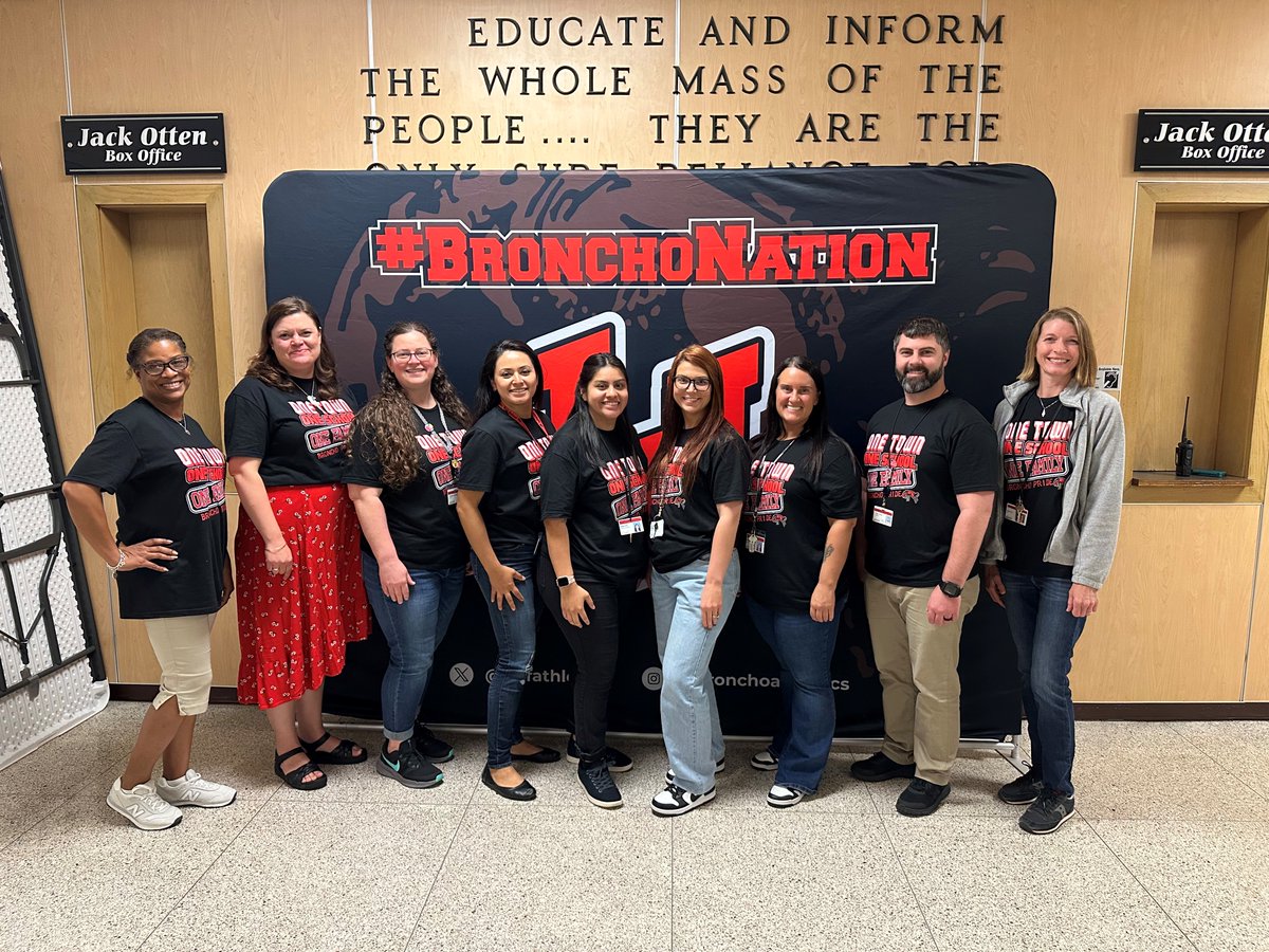One Town, One School, One Family! #BronchoNation