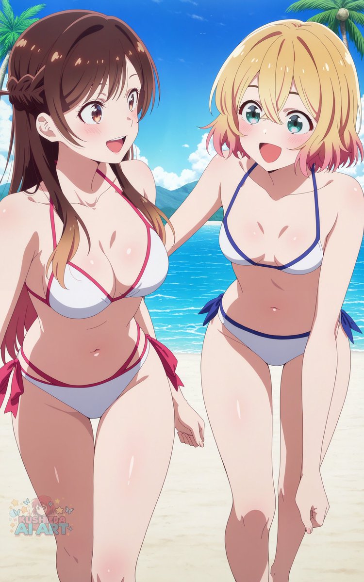 ❤️ Chizuru &amp; Mami 💛
#KanojoOkarishimasu #ChizuruMizuhara #MamiNanami