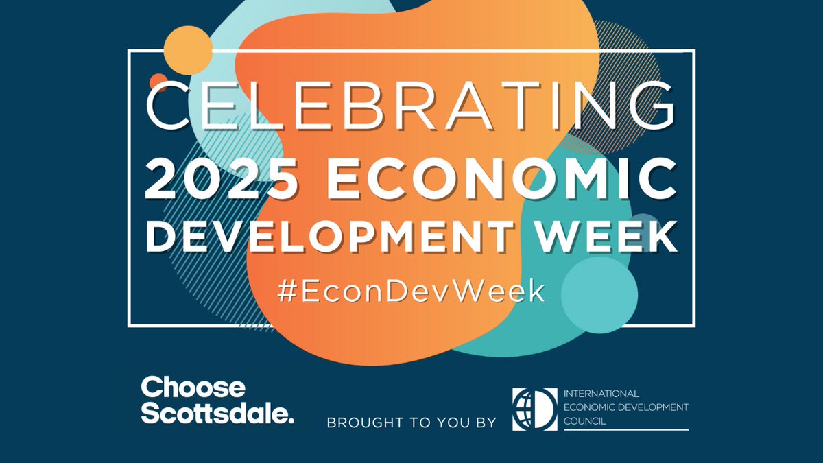 ScottsdaleEcDev's tweet photo. This week we're proud to join communities across the country in celebrating #EconDevWeek, recognizing the vital work that builds strong, resilient economies. A special thank you to our partners who help make it all possible!

📈 Learn about our work: https://t.co/BzX6dWs6vQ https://t.co/JLZREUjw9C