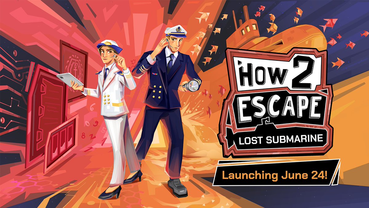 Think you're good at solving puzzles under pressure?
Try it when the fate of the world is on the line.

🧠 How 2 Escape: Lost Submarine surfaces June 24. Try the demo today!
