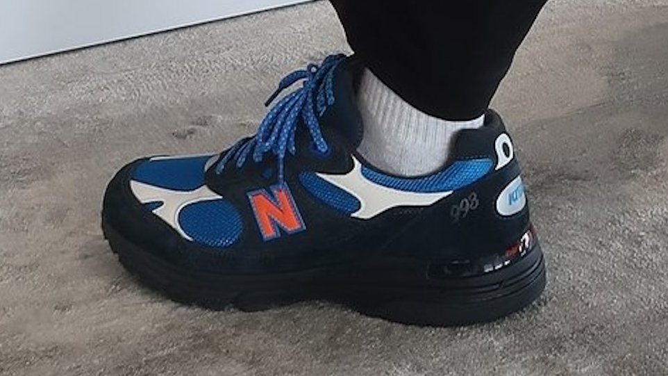 ON FOOT LOOK: Kith x New Balance 993 "Knicks" 💙🧡