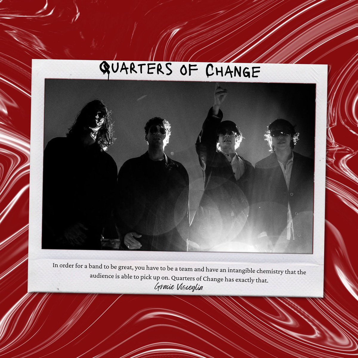 Incoming & Outgoing Magazine (@incomingzine) on Twitter photo Had the chance to see
<a href="/quartersofc/">Quarters Of Change</a> live yet? Well until then, you can check out Gracie's review of them at the link in our bio!
.
.
📸 photo from Amyas Ryan
🎨 graphic by Kamerin Schindewolf-Broyles
✍️ words by Gracie Visceglia Had the chance to see
<a href="/quartersofc/">Quarters Of Change</a> live yet? Well until then, you can check out Gracie's review of them at the link in our bio!
.
.
📸 photo from Amyas Ryan
🎨 graphic by Kamerin Schindewolf-Broyles
✍️ words by Gracie Visceglia