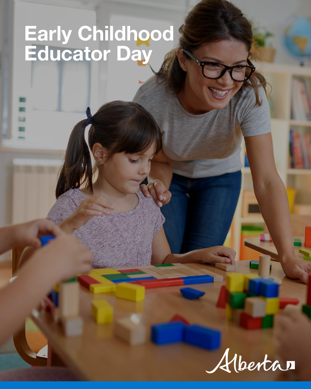 Today, we celebrate the dedicated professionals who lay the foundation for lifelong learning. Thank you for your care, creativity &amp; commitment in #AbEd classrooms. 🍎 #EarlyChildhoodEducatorDay