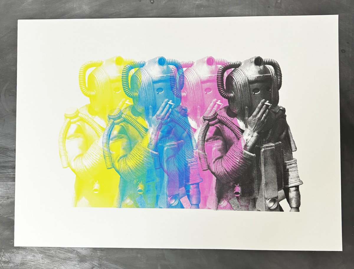 stender_art's tweet photo. Some new popculture screenprints available. One for Dr Who or sci fi fans. Edition of 10 signed available on the website shop https://t.co/beBvuEfJD9 and also have some one offs available via dm https://t.co/miC5223OBF