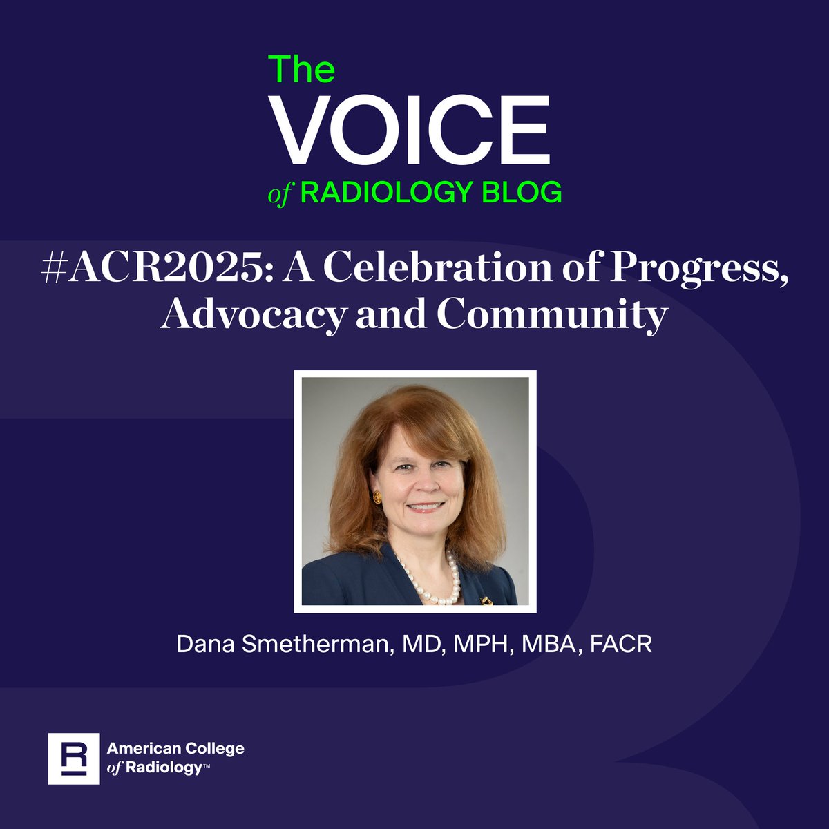 RadiologyACR's tweet photo. #ACR2025 was an inspiring week of community & advocacy. From impactful conversations on AI, consolidation & #ACRHillDay, our community showed the power of radiologyโs voice #FocusedForwardTogether.
Explore the recap with ACR CEO @DSmethermanMD: https://t.co/eu8zhm7Jme https://t.co/H6W9s9PFRI