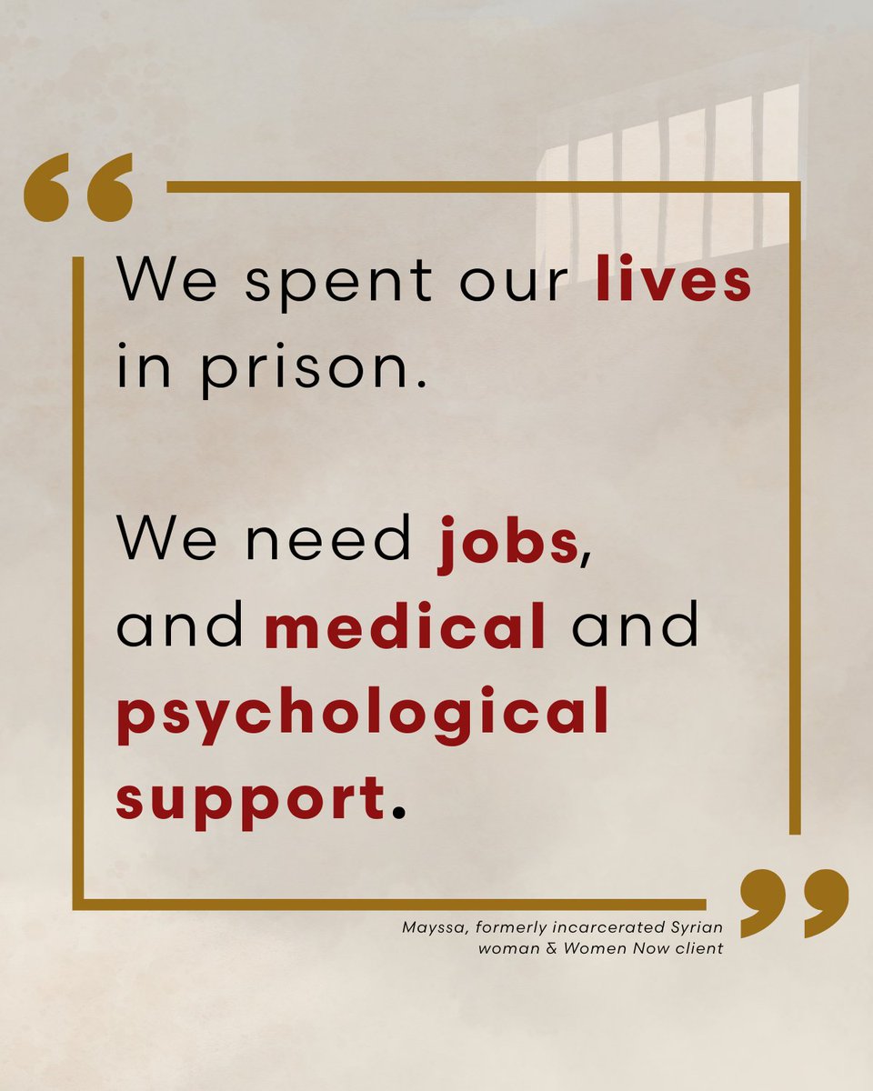 MADRE (@madrespeaks) on Twitter photo Organizations like our partners at <a href="/WomenNowForDev/">Women Now النساء الآن</a> offer people another chance with services unavailable in most other places and often stigmatized.
For Syrians recovering from the repression of Assad's regime, this is a step toward healing. bit.ly/3H0ETvD Organizations like our partners at <a href="/WomenNowForDev/">Women Now النساء الآن</a> offer people another chance with services unavailable in most other places and often stigmatized.
For Syrians recovering from the repression of Assad's regime, this is a step toward healing. bit.ly/3H0ETvD