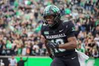 Jataveyon55's tweet image. Blessed to receive my 6th offer from Marshall University!!!
