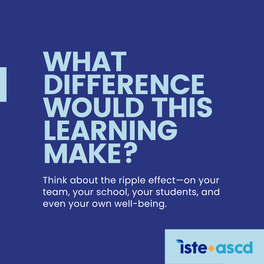 ISTEofficial's tweet image. Summer is the perfect time to grow—if your PD plan has purpose. 🌱📘
In her EL post, @brightmorningtm shares 4 key questions for planning summer learning:
1️⃣ Areas for growth?
2️⃣ What to learn?
3️⃣ What impact?
4️⃣ Now what?
🔗 hubs.ly/Q03mQsD-0
#SummerPD #EdLeadership