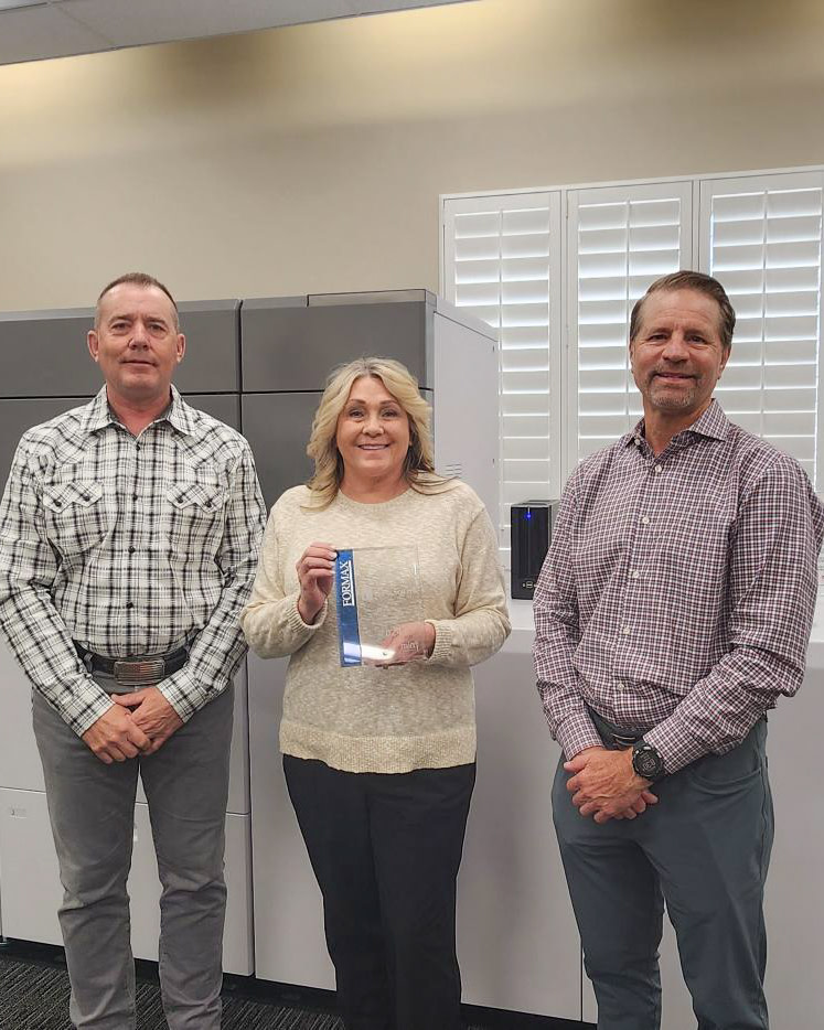 LesOlsonIT's tweet image. 🏆 We’re honored! Les Olson IT has received the 2024 Formax Elite Dealer Award — a testament to our team&apos;s hard work, strong Formax partnership, and commitment to delivering top-tier document solutions. Thank you, Formax and our amazing customers! #LesOlsonIT #Formax