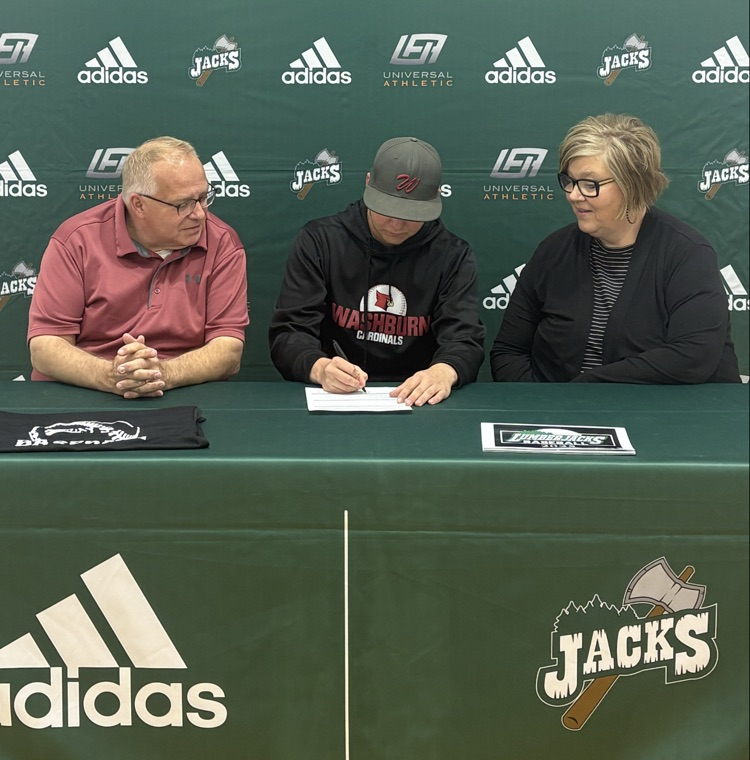 WashburnPS4's tweet photo. Congratulations to Charlie Sannes for signing at Dakota College at Bottineau to play baseball!!! Go get em Charlie!! https://t.co/BbHRWXXPmv