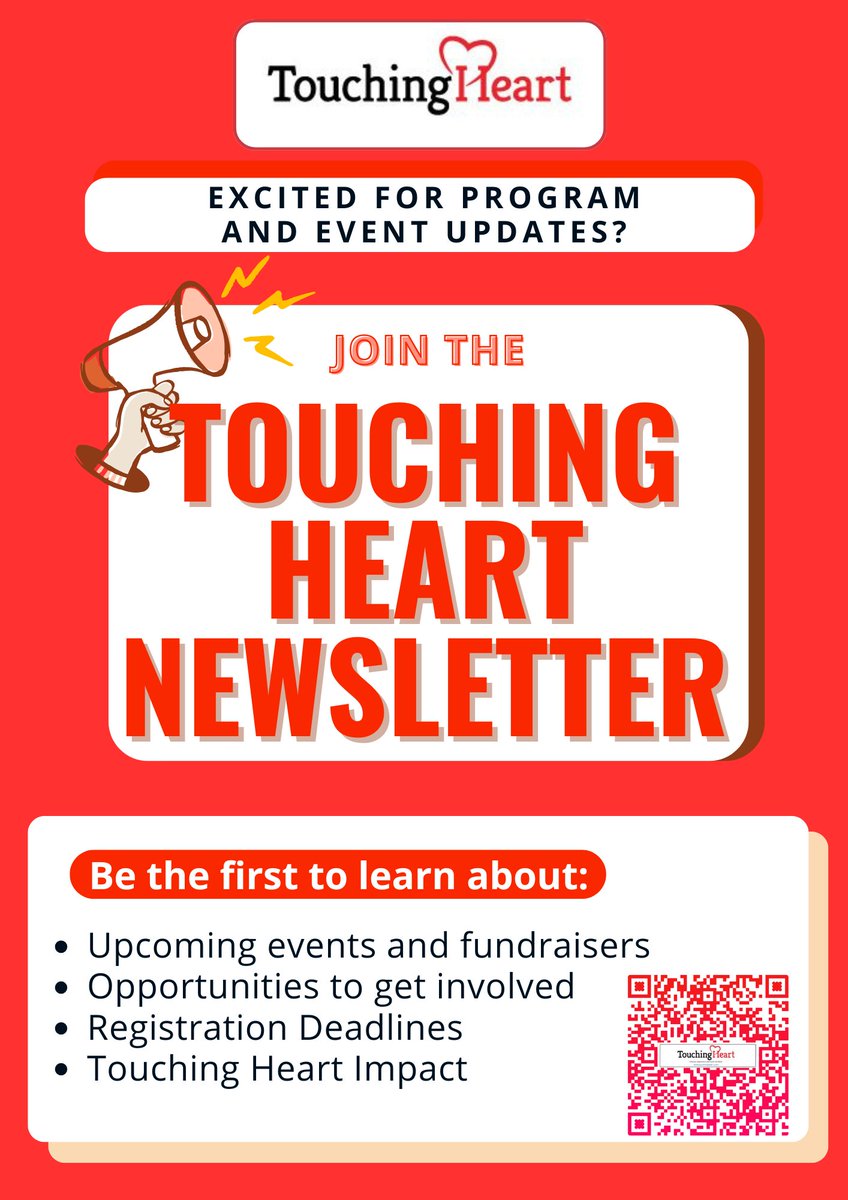 Touching_Heart's tweet photo. Sign up for our newsletter to stay updated on youth-led fundraisers, community events, and inspiring stories of service in action. Whether you're a parent, educator, or community partner, we’d love to keep you connected to the impact we’re making—together!
https://t.co/AOn7uYrRc8 https://t.co/vxeZFJIr4y